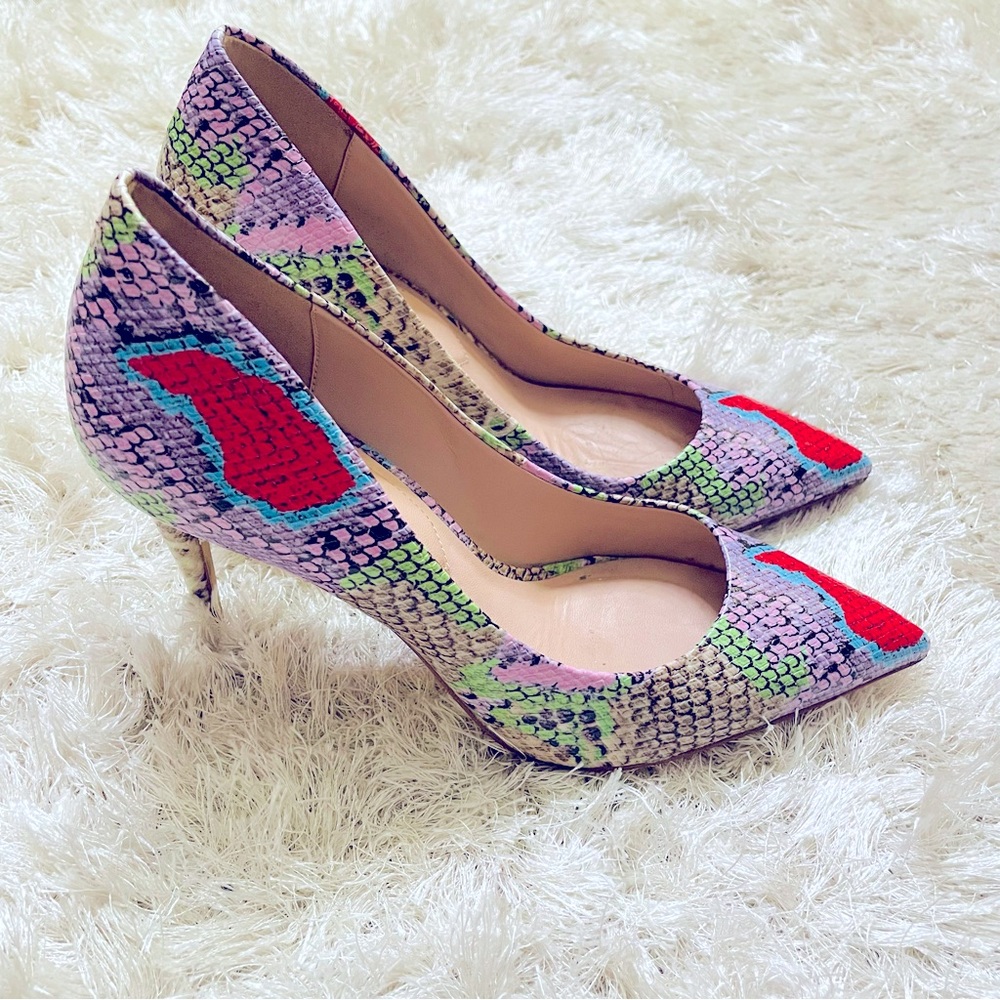 Aldo snakeskin pumps